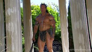 Big-boobed Black-haired Pounded Firm By Tribal Warrior